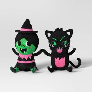 NEW Target Hyde & EEK! Halloween Witch and Cat Duo Figurine